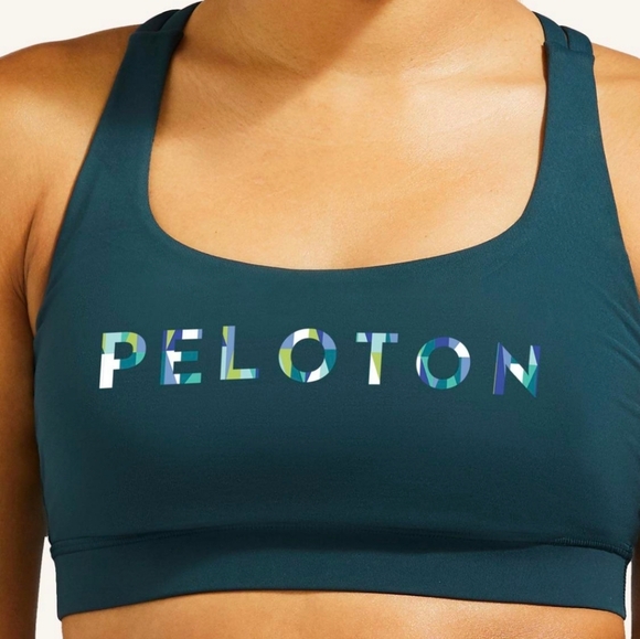 Deep green Lululemon X Peleton sports bra size 4! - Picture 1 of 5